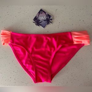Hot pink bathing suit